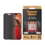 PanzerGlass Privacy Screen Protector iPhone 15 Pro UWF w EA