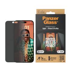 PanzerGlass Privacy Screen Protector iPhone 15 Pro Max UWF 2