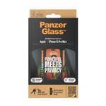 PanzerGlass Privacy Screen Protector iPhone 15 Pro Max UWF