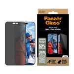 PanzerGlass Privacy Screen Protector iPhone 16 Pro Max UWF