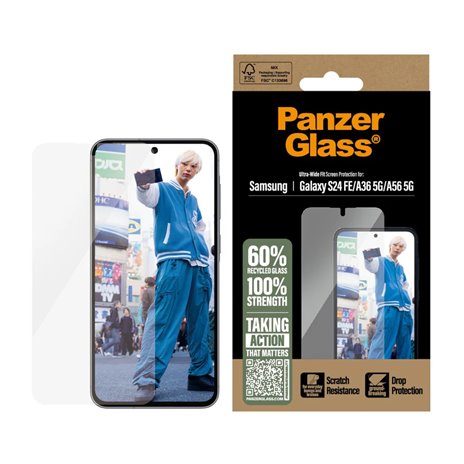 PanzerGlass Screen Protector Samsung Galaxy S24 FE A36 5G A56