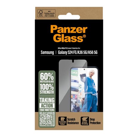 PanzerGlass Screen Protector Samsung Galaxy S24 FE A36 5G A56