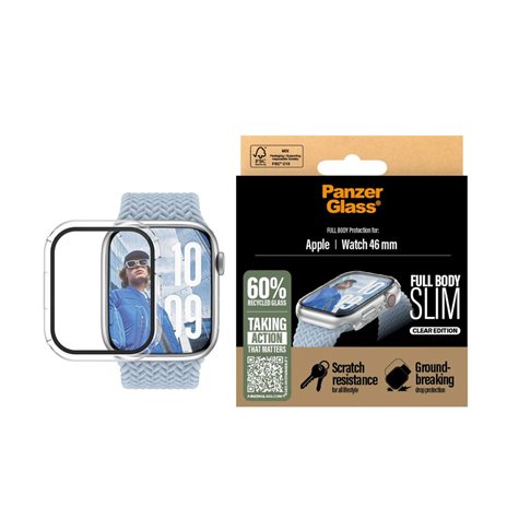 PanzerGlass Screen Protector Transparent Apple Watch 10 46mm
