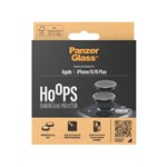 PanzerGlass Hoops Black Camera Lens Protector iP 15 15 Plus