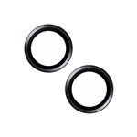PanzerGlass Hoops Black Camera Lens Protector iP 15 15 Plus