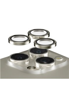 PanzerGlass Hoops Natural Metal Lens Protector iP 15 Pro / Max