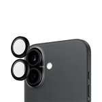 PanzerGlass Hoops Black Camera Lens Protector iP 16 16 Plus