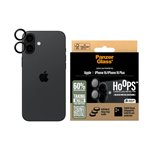 PanzerGlass Hoops Black Camera Lens Protector iP 16 16 Plus