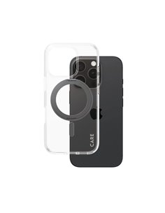 CARE by PanzerGlass Feature Case Transp. BK MagSafe iP 16 Pro