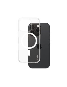 CARE by PanzerGlass Flagship Case Transp. WH MagSafe iP 16 P