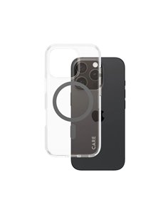 CARE by PanzerGlass Flagship Case Transp. BK MagSafe iP 16 P