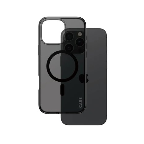 CARE by PanzerGlass Flagship Case Smokey BK MagSafe iP 16 P M