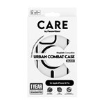 CARE by PanzerGlass Case Transp Black Frame MagSafe iP 16 Pro