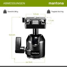 Mantona Kugelkopf für Scout XL 2