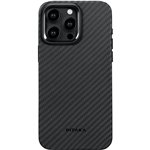 Pitaka MagEZ Case Pro 4 1500D for iP 15 Pro Black/Grey Twill