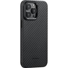 Pitaka MagEZ Case Pro 4 1500D for iP 15 Pro Black/Grey Twill 2