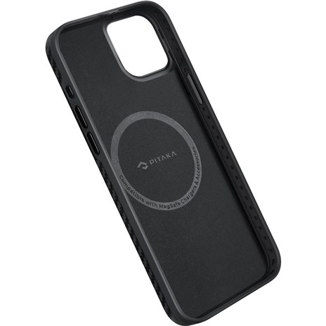 Pitaka MagEZ Case Pro 4 1500D for iP 15 Pro Black/Grey Twill