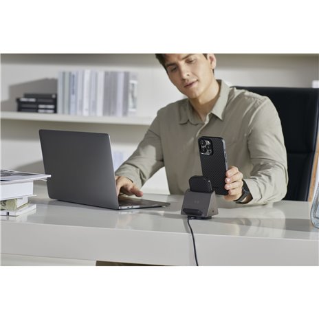 Pitaka MagEZ Case Pro 4 1500D for iP 15 Pro Black/Grey Twill