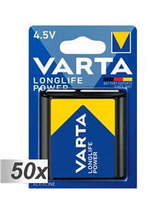 50x1 Varta Longlife Power 3 LR 12 4,5V-Block   VPE Masterkarton