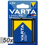 50x1 Varta Longlife Power 3 LR 12 4,5V-Block   VPE Masterkarton