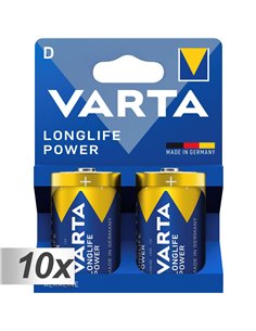10x2 Varta Longlife Power Mono D LR 20            VPE Innenkarton