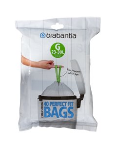 Brabantia PerfectFit sacchi immondizia tipo G 25-30 L, 40 pz