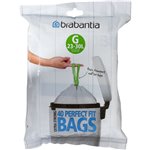 Brabantia PerfectFit sacchi immondizia tipo G 25-30 L, 40 pz