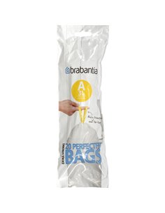 Brabantia PerfectFit sacchetti spazzatura tipo A, 3 L, 20 pz.