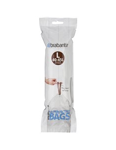 Brabantia PerfectFit sacchetti spazzatura t. L 40-45 L, 10 pz.