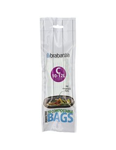 Brabantia PerfectFit sacchetti compost. tipo C, 10-12 L, 10 pz.