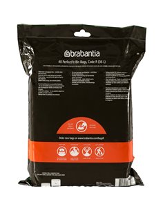 Brabantia PerfectFit sacchetti spazzatura tipo R, 36 L, 30 pz. 2