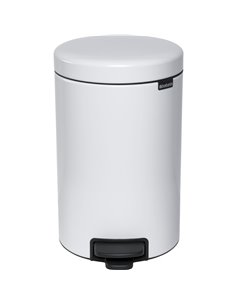 Brabantia pattumiera a pedale Newicon 12,0 L bianco