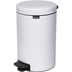 Brabantia pattumiera a pedale Newicon 12,0 L bianco 2