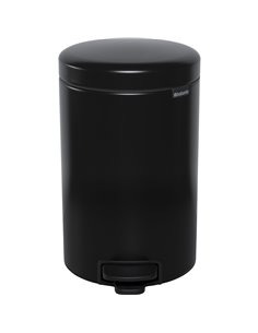 Brabantia pattumiera a pedale Newicon 12,0 L nero opaco