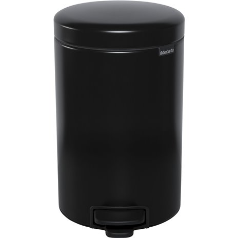 Brabantia pattumiera a pedale Newicon 12,0 L nero opaco