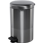 Brabantia pattumiera a pedale Newicon 12,0 L acciaio opaco