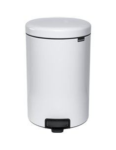 Brabantian pattumiera a pedale Newicon 20,0 L bianco