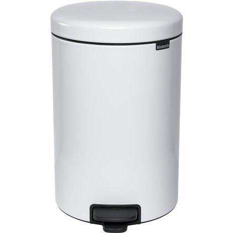 Brabantian pattumiera a pedale Newicon 20,0 L bianco