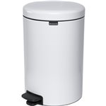 Brabantian pattumiera a pedale Newicon 20,0 L bianco