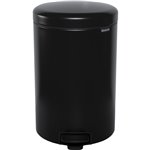 Brabantia pattumiera a pedale Newicon 20 L  nero opaco