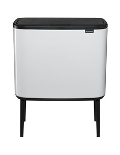 Brabantia pattumiera Bo Touch Bin bianco, 11 + 23 L