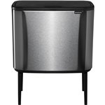 Brabantia pattum. Bo Touch Bin acciaio opaco FPP, 11 + 23 L