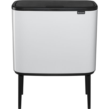 Brabantia pattum. Bo Touch Bin bianco, 3 x 11 L