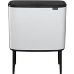 Brabantia pattum. Bo Touch Bin bianco, 3 x 11 L