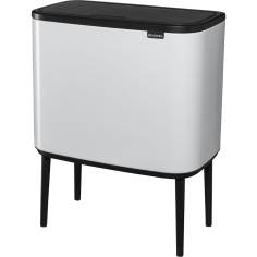 Brabantia pattum. Bo Touch Bin bianco, 3 x 11 L 2