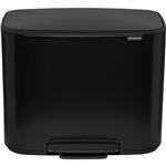 Brabantia Bo pattumiera a pedale 36 L nero
