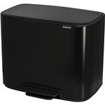 Brabantia Bo pattumiera a pedale 36 L nero