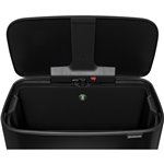 Brabantia Bo pattumiera a pedale 36 L nero