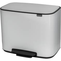 Brabantia Bo pattumiera a pedale bianco, 3 x 11 L 2