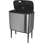 Brabantia pattum. Bo Touch Bin 36 L, acciaio opaco FPP